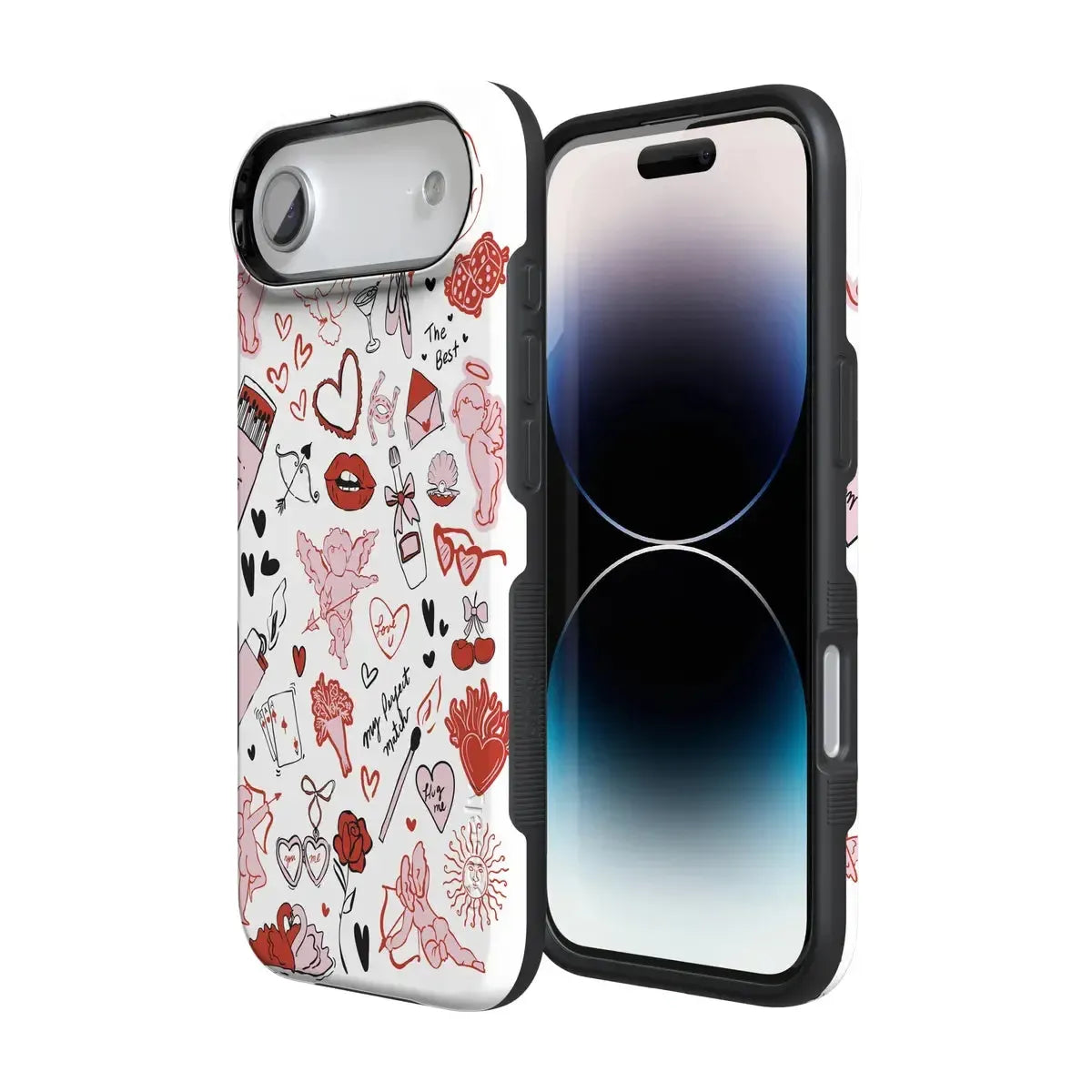 Love Struck | Heart Stickers Case