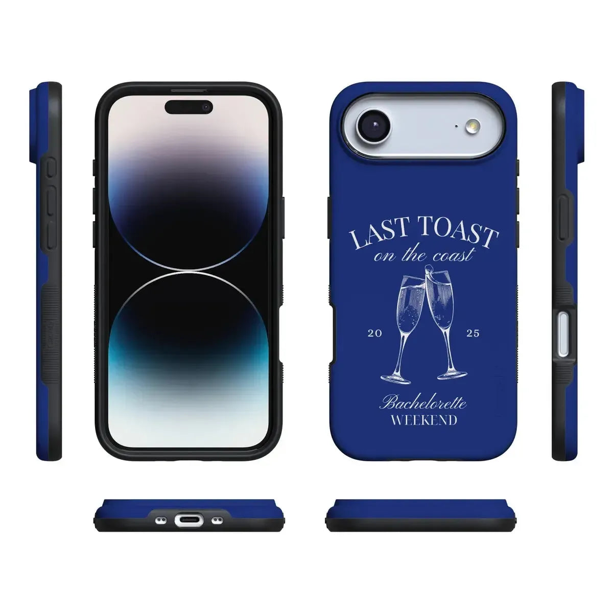 Last Toast | Blue Coastal Bachelorette Case
