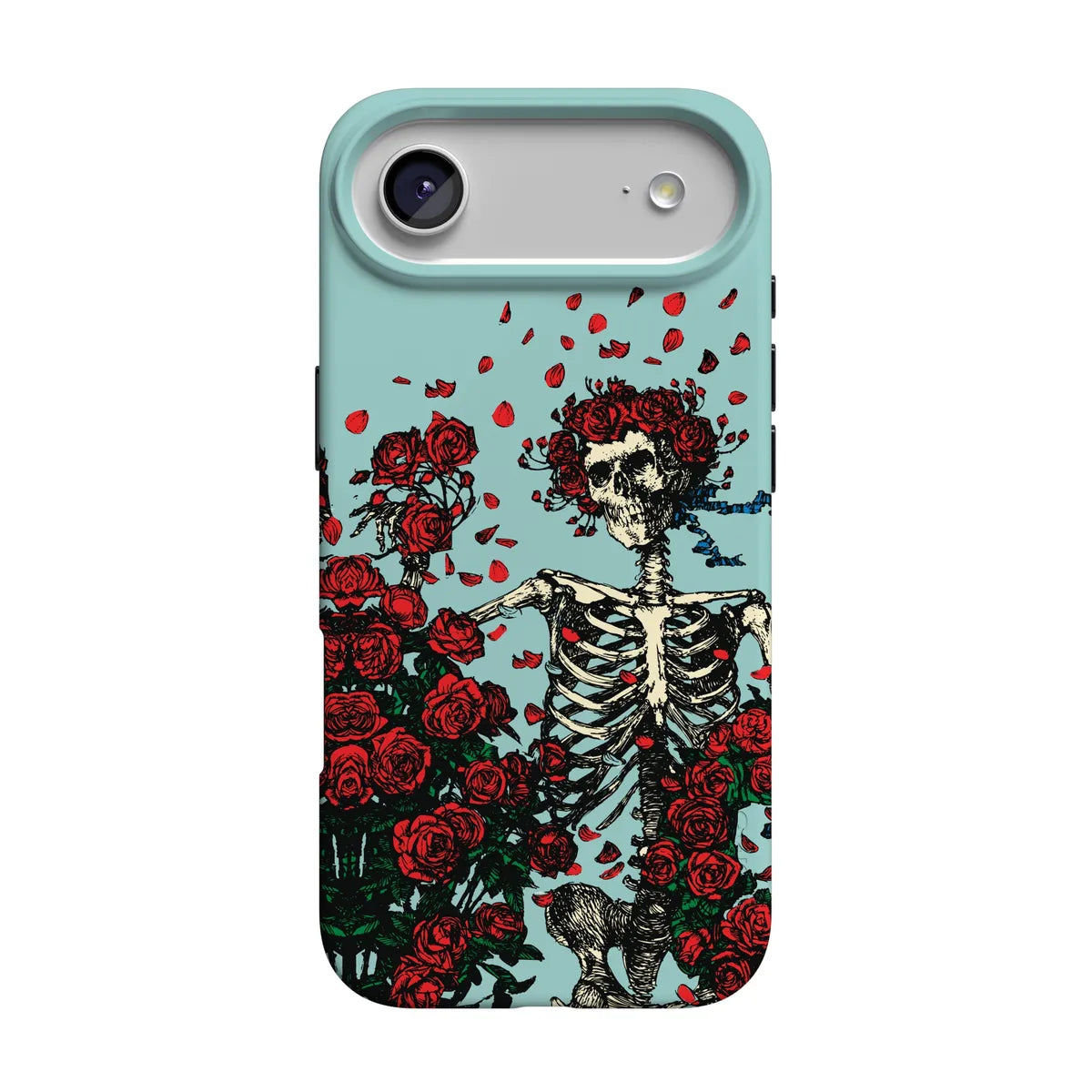 Forever Grateful | Grateful Dead Skeleton Floral Case