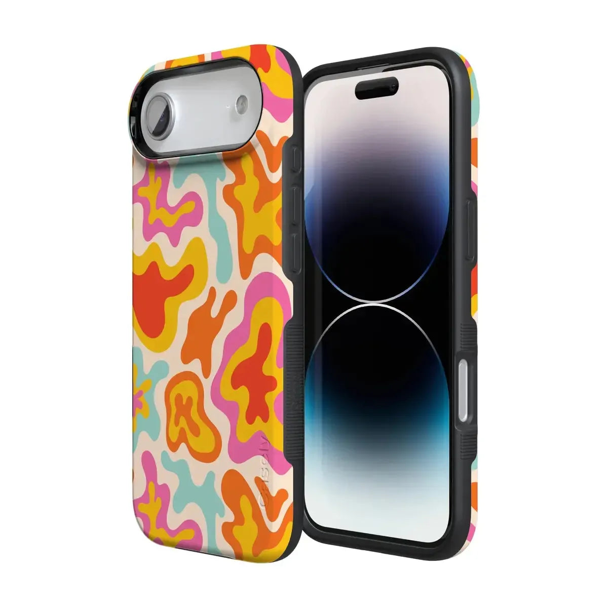 Tropical Color Splash | Abstract Retro Case
