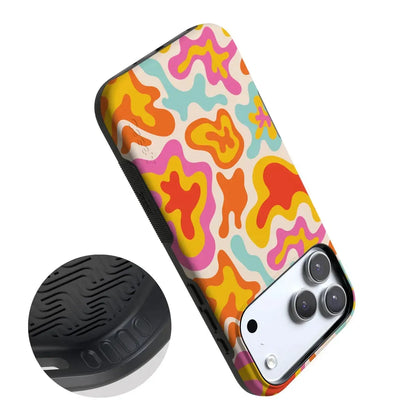 Tropical Color Splash | Abstract Retro Case