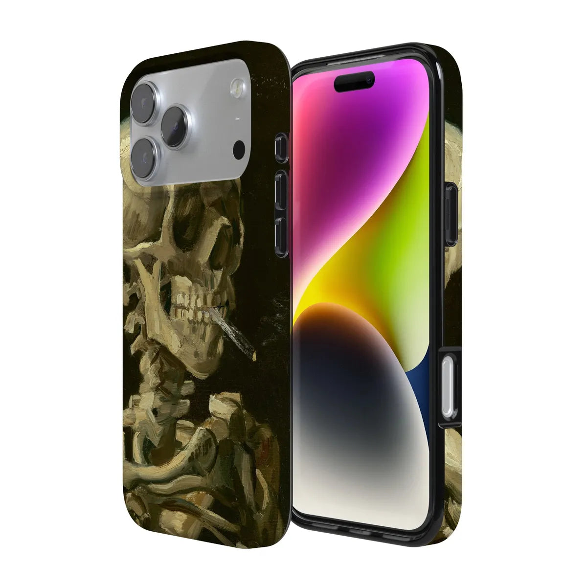 Van Gogh | Head of a Skeleton with a Burning Cigarette Phone Case