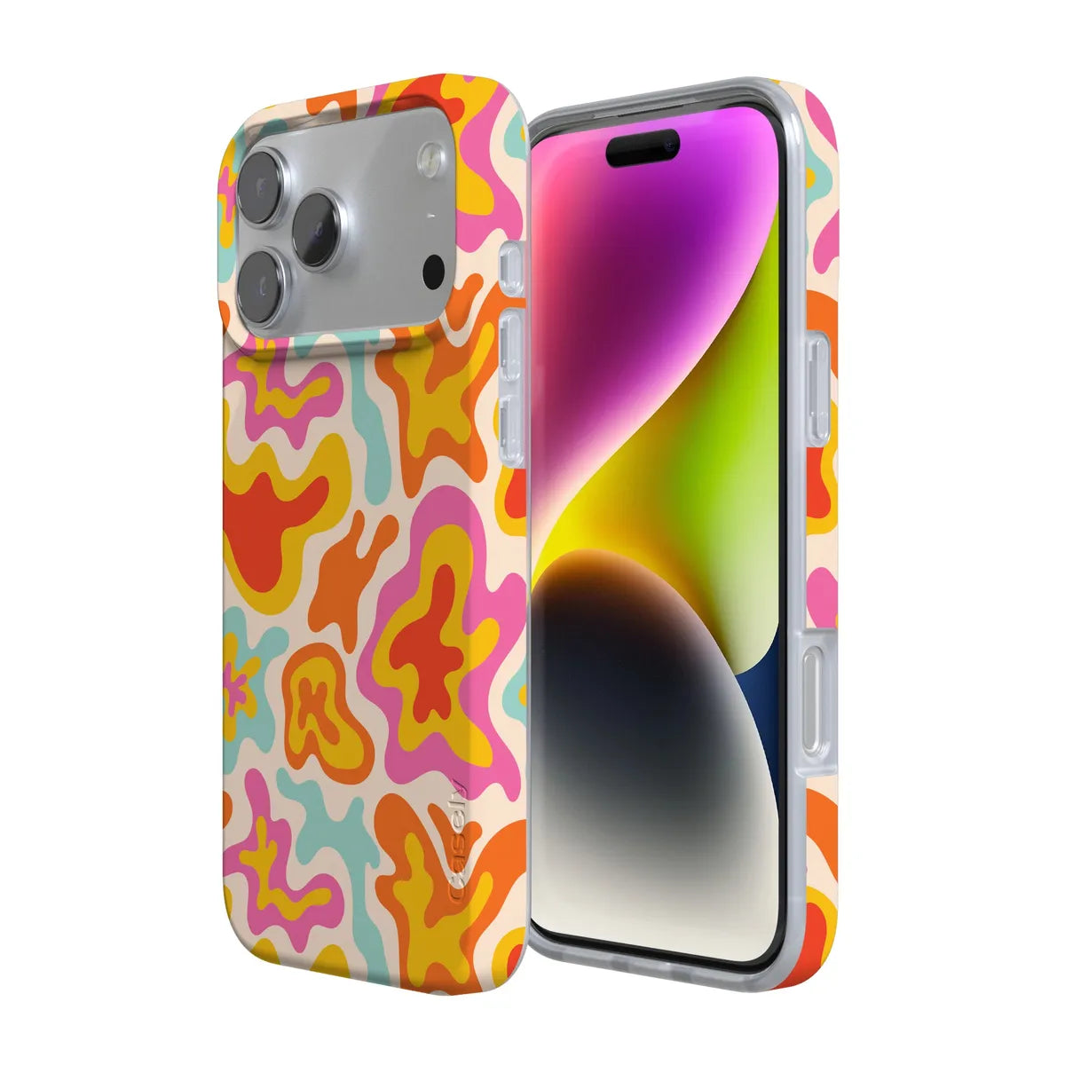 Tropical Color Splash | Abstract Retro Case