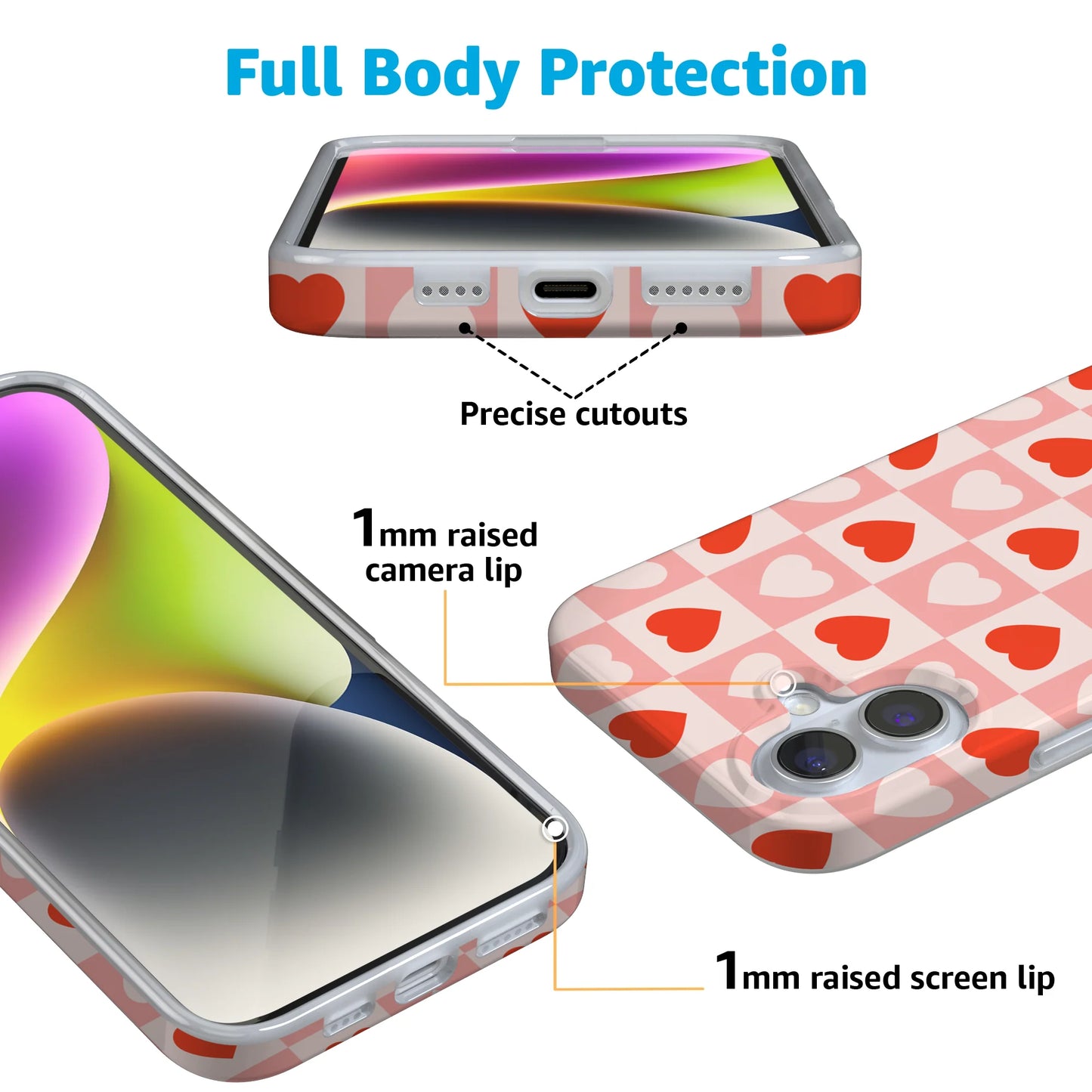 King of My Heart | Checkered Hearts Case