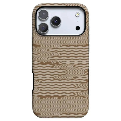 Mocha Ripple | Brown Waves Case