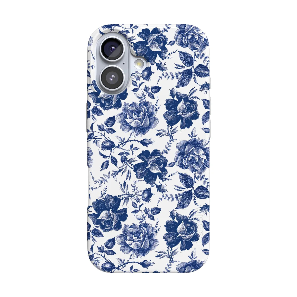 Rose to Fame | Blue & White Rose Floral Case
