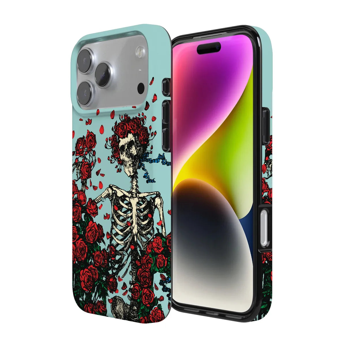 Forever Grateful | Grateful Dead Skeleton Floral Case