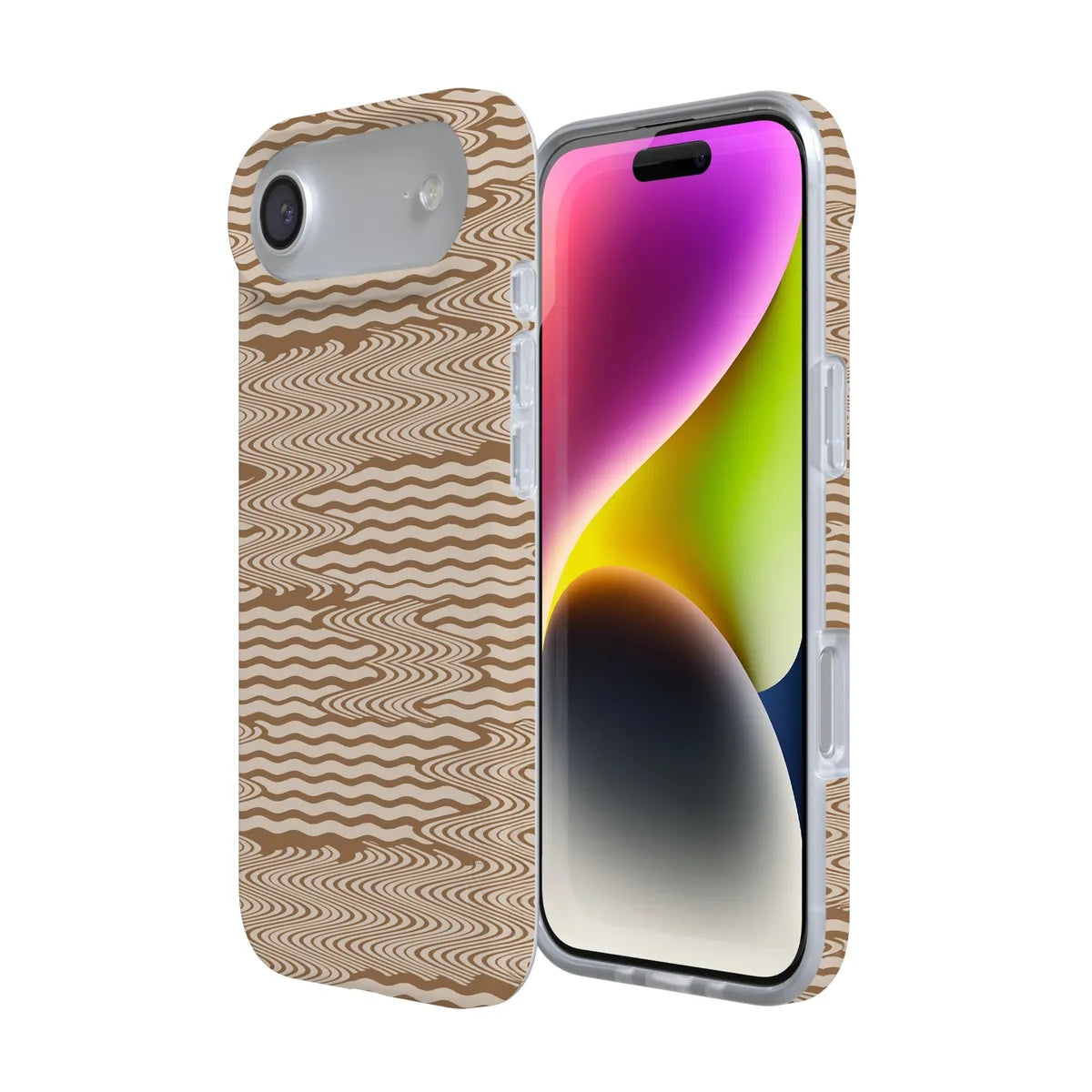 Mocha Ripple | Brown Waves Case