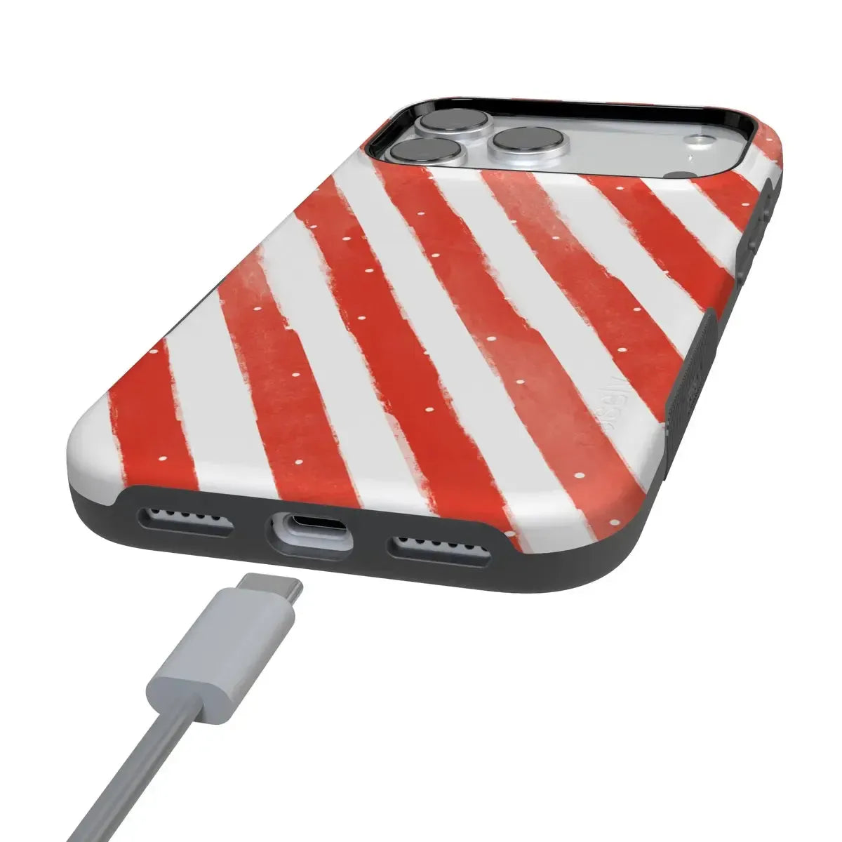 Candy Cane Lane | Peppermint Stripes Case