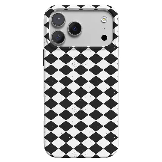 Salem's Hex | Black & White Checkered Case