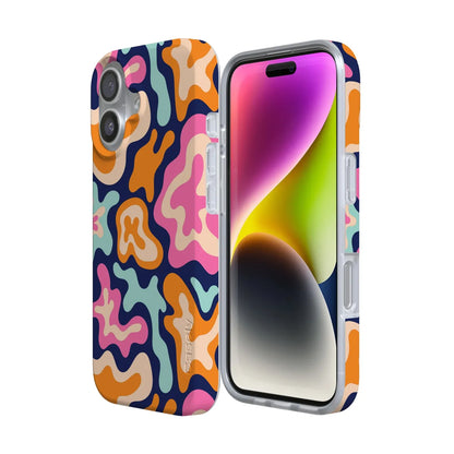 Midnight Color Splash | Abstract Retro Case