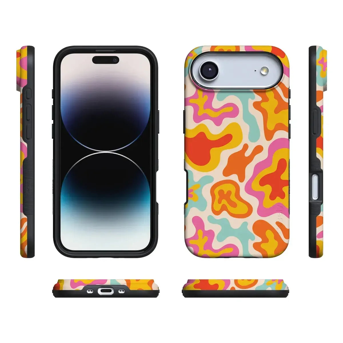 Tropical Color Splash | Abstract Retro Case