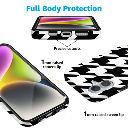 Houndstooth | High Contrast Design Case