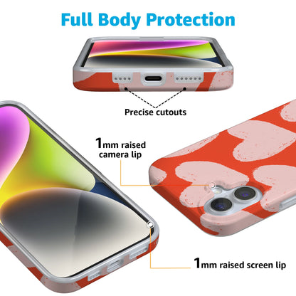 Love You More | Heart Doodle Case