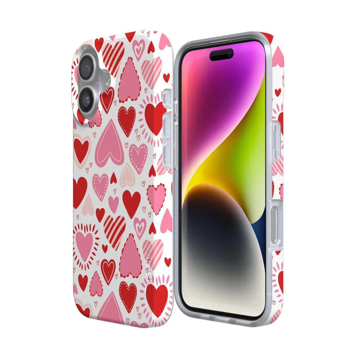 Love Struck | Heart Stickers Case