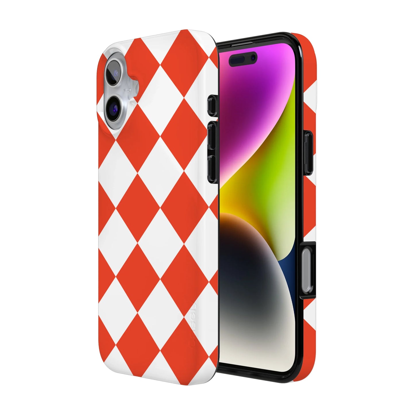 Red Checkerboard | High Contrast Design Case