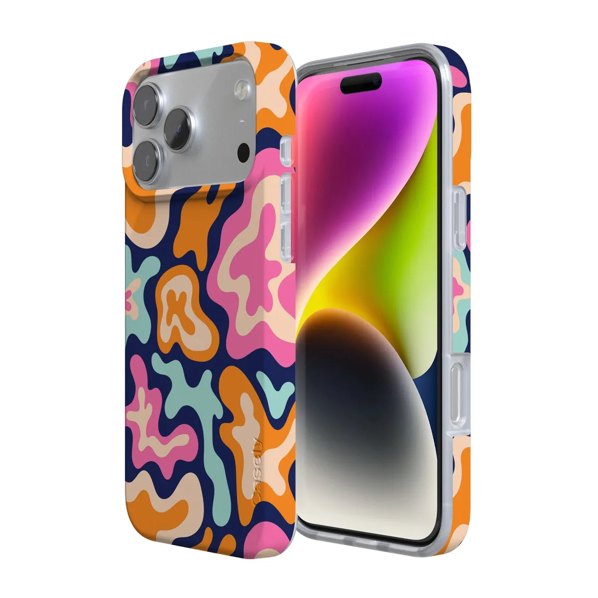 Midnight Color Splash | Abstract Retro Case