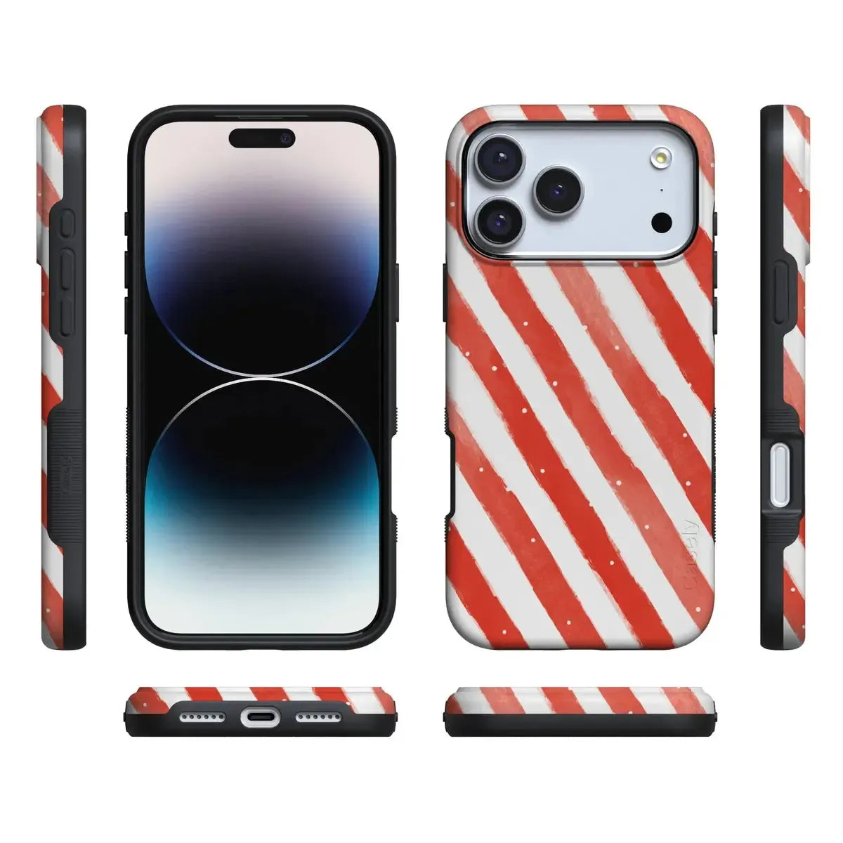 Candy Cane Lane | Peppermint Stripes Case