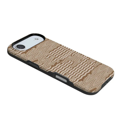 Mocha Ripple | Brown Waves Case