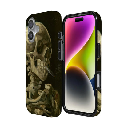 Van Gogh | Head of a Skeleton with a Burning Cigarette Phone Case