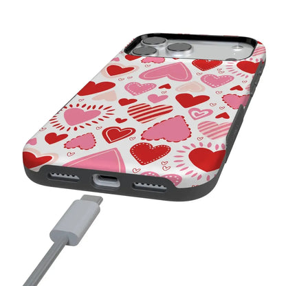 Love Struck | Heart Stickers Case