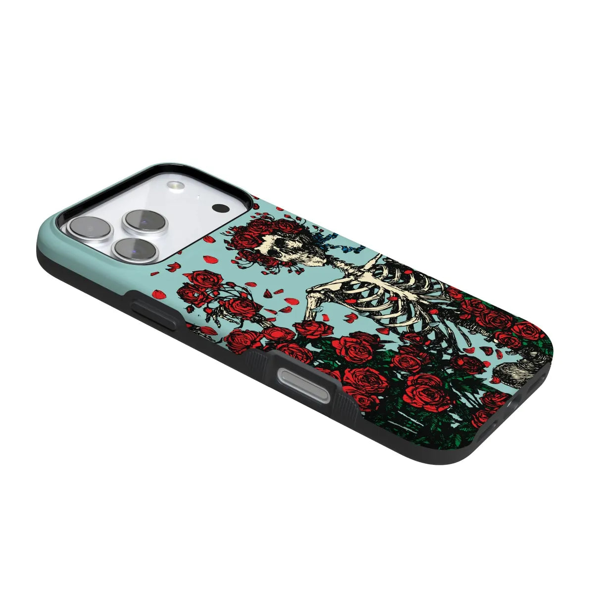 Forever Grateful | Grateful Dead Skeleton Floral Case