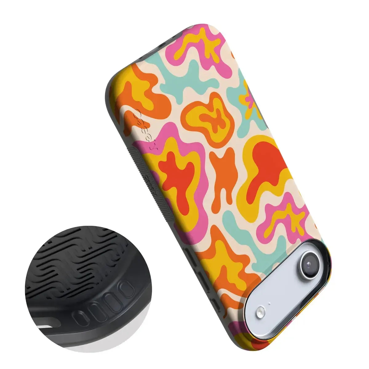 Tropical Color Splash | Abstract Retro Case