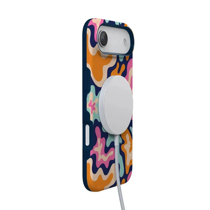 Midnight Color Splash | Abstract Retro Case