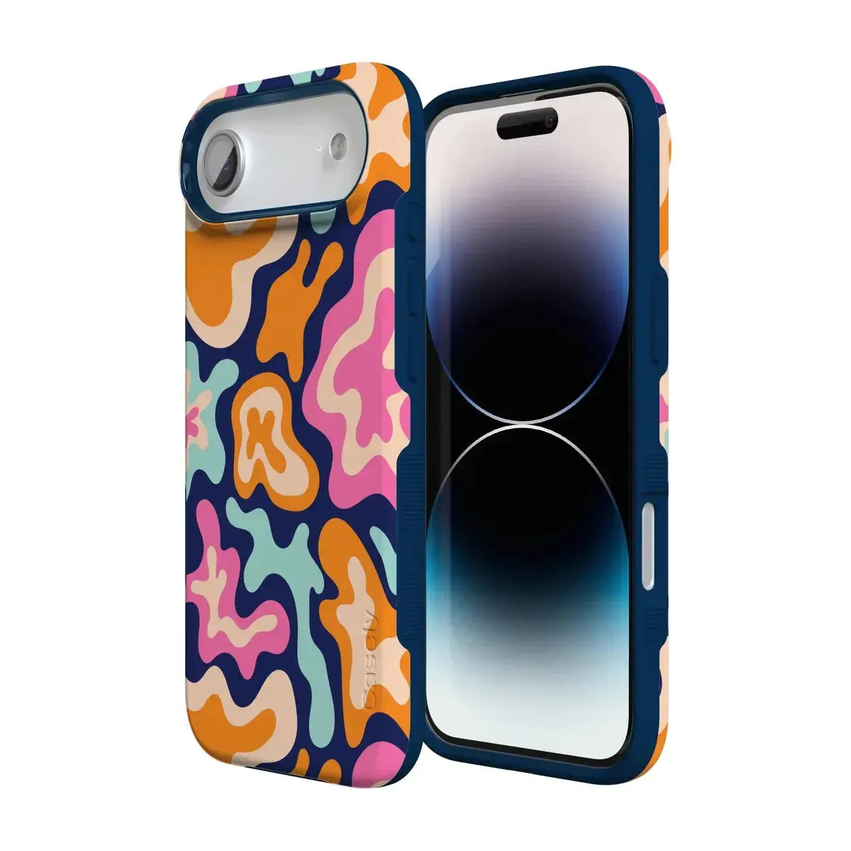 Midnight Color Splash | Abstract Retro Case