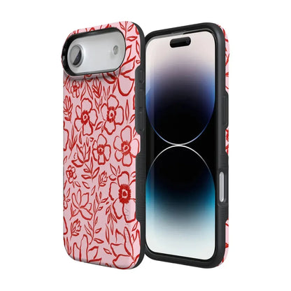 Blush Garden | Floral Doodle Case