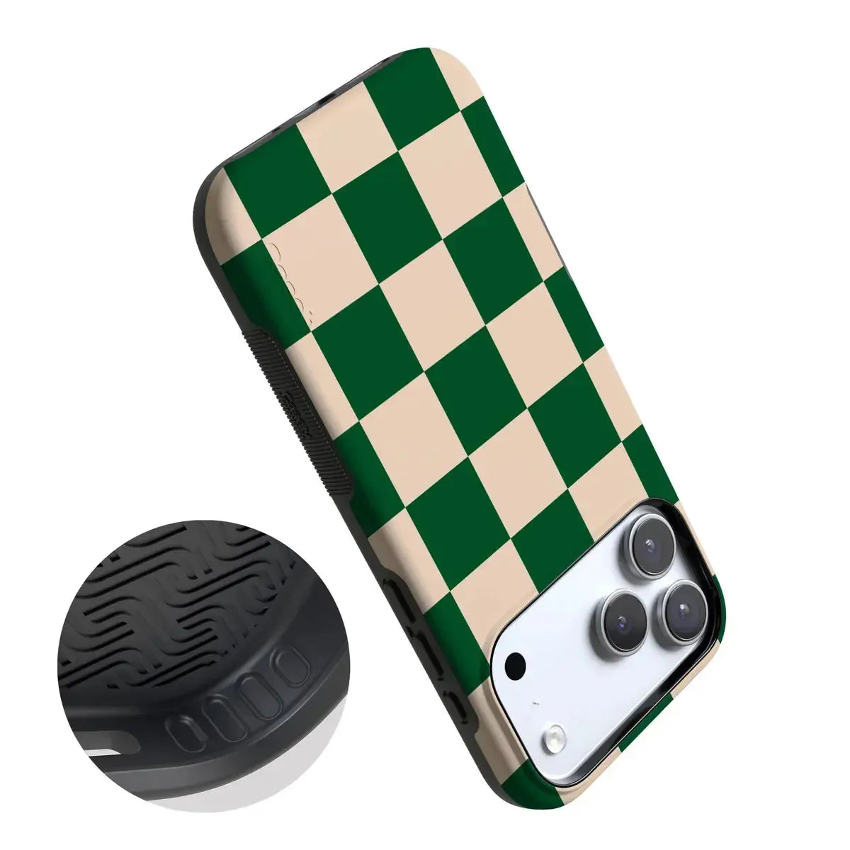 Fit Check | Green Checkerboard Case