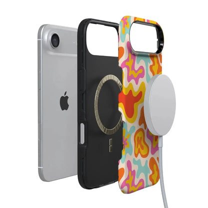 Tropical Color Splash | Abstract Retro Case