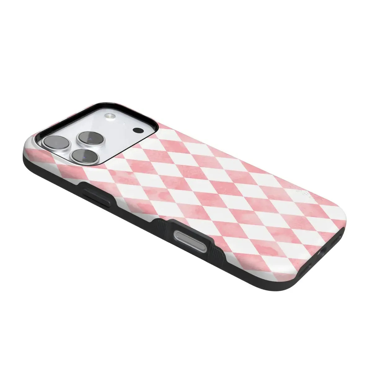 Queen of Diamonds | Pink Watercolor Case