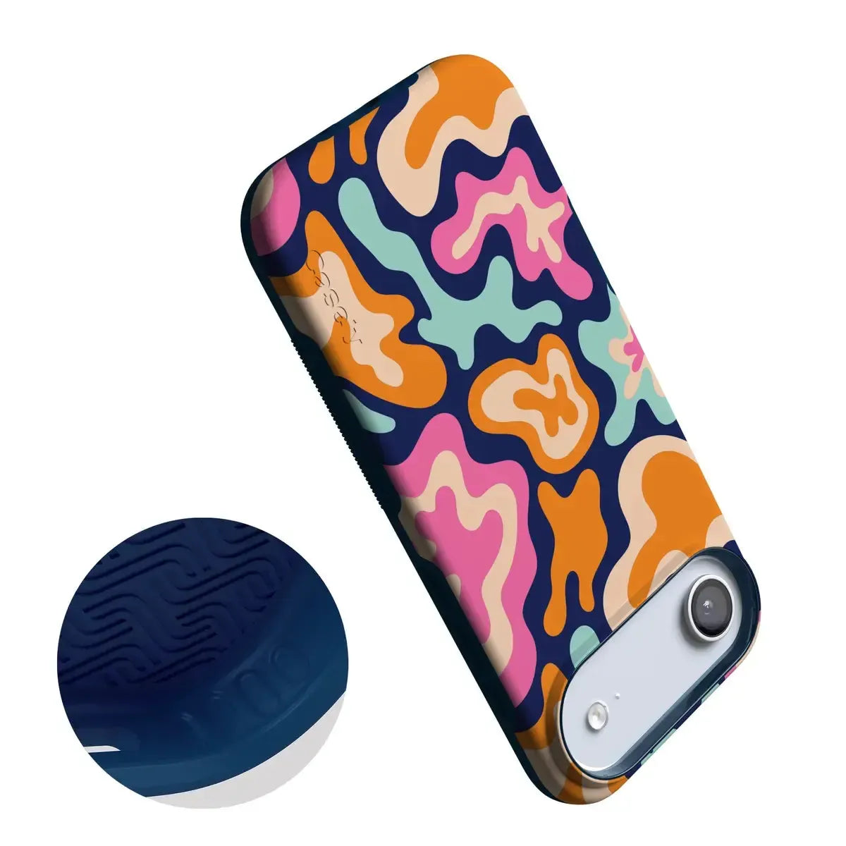 Midnight Color Splash | Abstract Retro Case