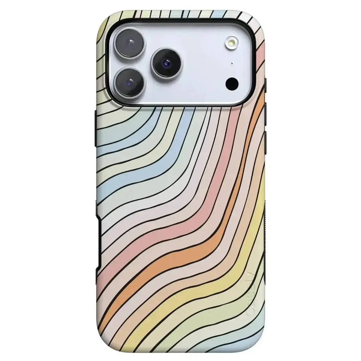 Ride The Wave | Pastel Rainbow Lined Case