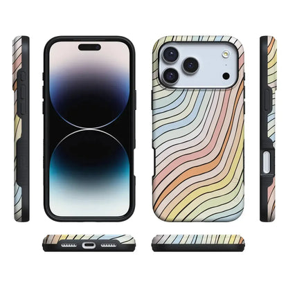 Ride The Wave | Pastel Rainbow Lined Case