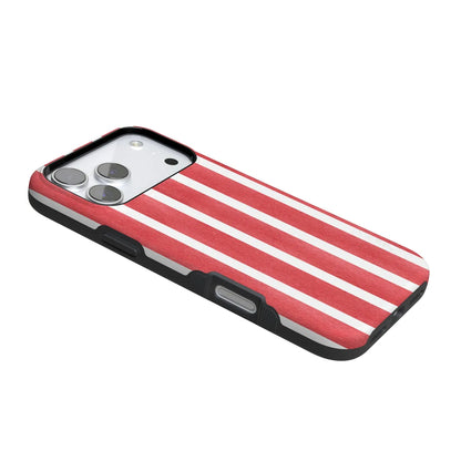 East Coast Summer | Red Stripes Case