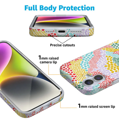 Color Me Happy | Pattern Colorblock Case