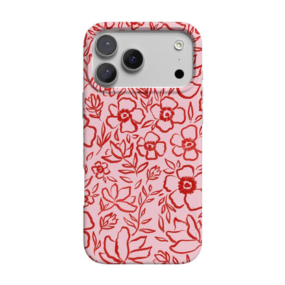 Blush Garden | Floral Doodle Case