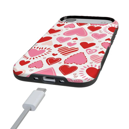 Love Struck | Heart Stickers Case