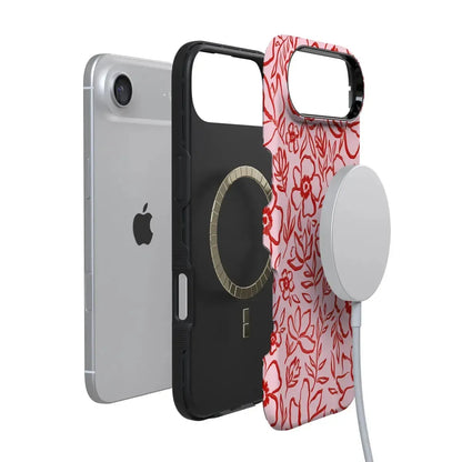 Blush Garden | Floral Doodle Case