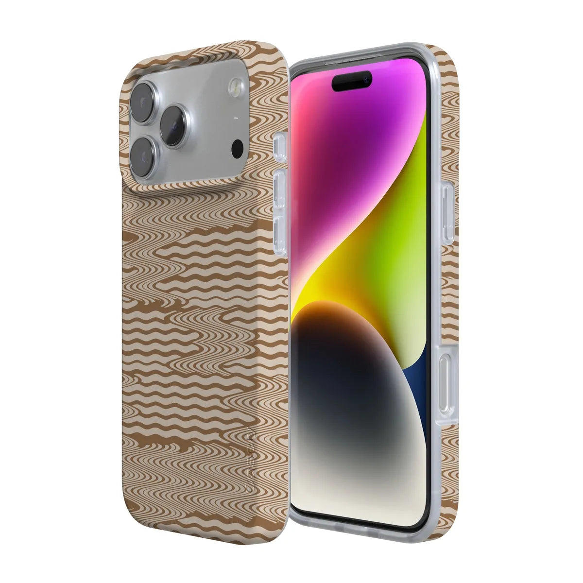 Mocha Ripple | Brown Waves Case