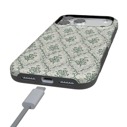 Sage Tapestry | Floral Vines Case