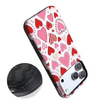 Love Struck | Heart Stickers Case