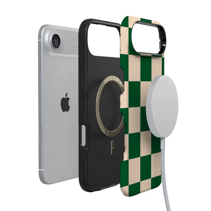 Fit Check | Green Checkerboard Case