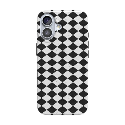 Salem's Hex | Black & White Checkered Case