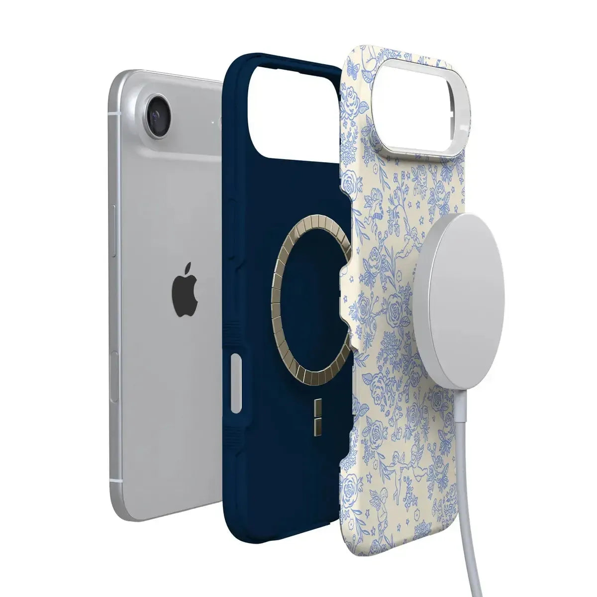 Cupid's Canvas | Periwinkle Floral Case