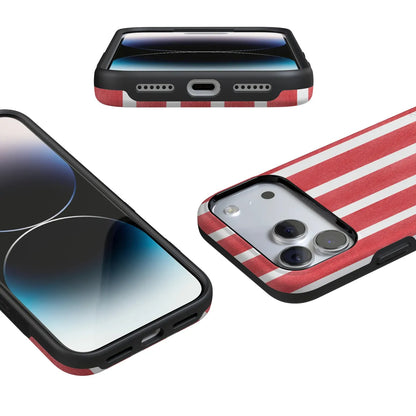 East Coast Summer | Red Stripes Case