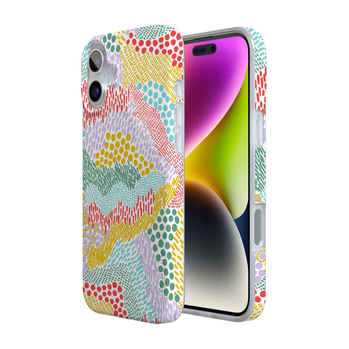 Color Me Happy | Pattern Colorblock Case