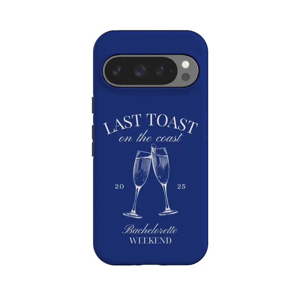 Last Toast | Blue Coastal Bachelorette Case